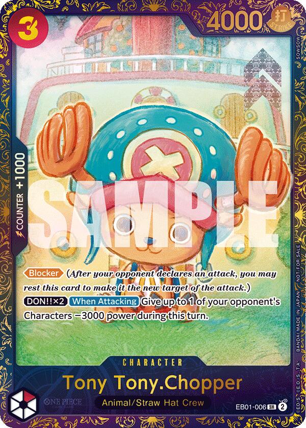 Tony Tony.Chopper (Treasure Cup 2024) (EB01-006) - [One Piece Promotion Cards] Foil - Trinity Hobby