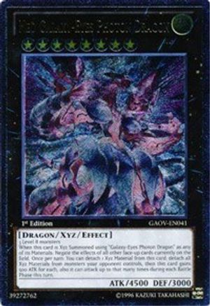 Neo Galaxy-Eyes Photon Dragon [GAOV-EN041] Ultimate Rare - Trinity Hobby