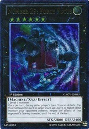 Number 25: Force Focus [GAOV-EN045] Ultimate Rare - Trinity Hobby