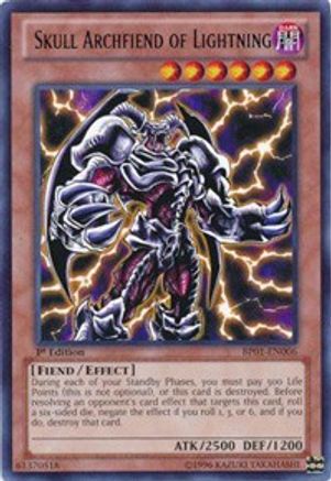 Skull Archfiend of Lightning [BP01-EN006] Rare - Trinity Hobby