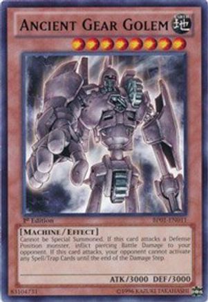 Ancient Gear Golem [BP01-EN011] Rare - Trinity Hobby