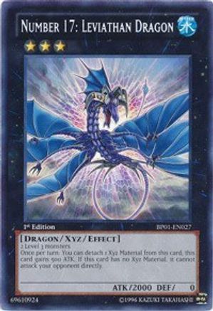 Number 17: Leviathan Dragon [BP01-EN027] Rare - Trinity Hobby