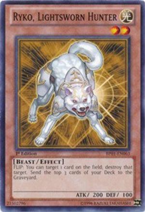 Ryko, Lightsworn Hunter [BP01-EN063] Common - Trinity Hobby