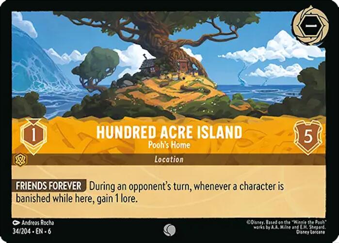 Hundred Acre Island - Pooh's Home (34/204) [Azurite Sea] - Trinity Hobby