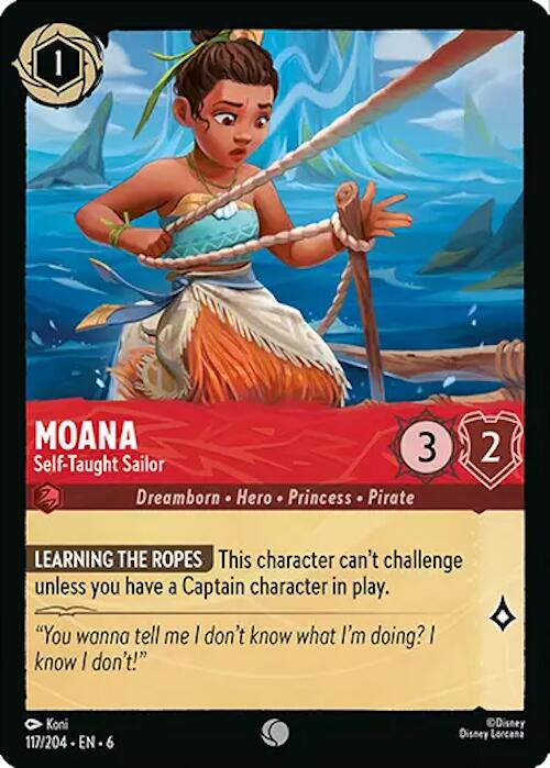 Moana - Self-Taught Sailor (117/204) [Azurite Sea] - Trinity Hobby