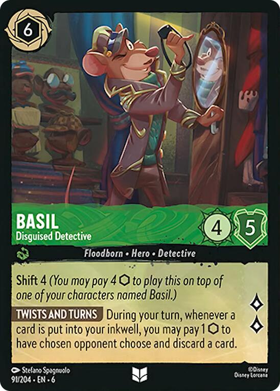 Basil - Disguised Detective (91/204) [Azurite Sea] - Trinity Hobby