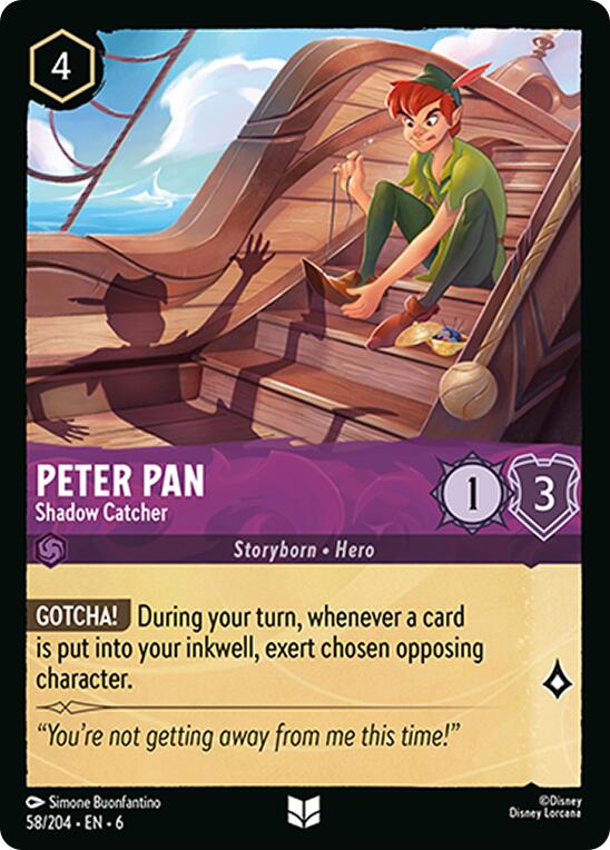 Peter Pan - Shadow Catcher (58/204) [Azurite Sea] - Trinity Hobby