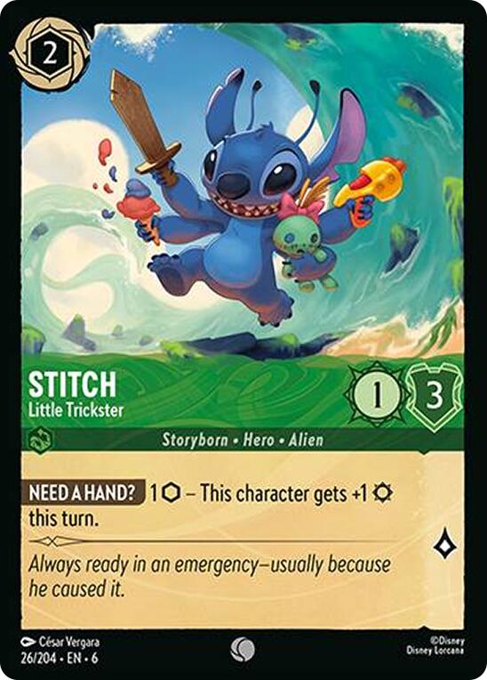 Stitch - Little Trickster (26/204) [Azurite Sea] - Trinity Hobby