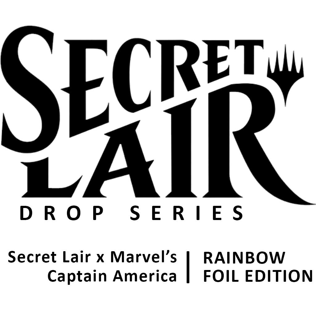 Secret Lair Drop: Secret Lair x Marvel's Captain America (Rainbow Foil Edition) - Trinity Hobby
