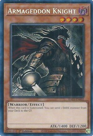 Armageddon Knight (Secret Rare) [RA03-EN002] Secret Rare - Trinity Hobby