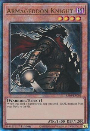 Armageddon Knight (UTR) [RA03-EN002] Prismatic Ultimate Rare - Trinity Hobby