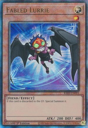 Fabled Lurrie (UTR) [RA03-EN003] Prismatic Ultimate Rare - Trinity Hobby