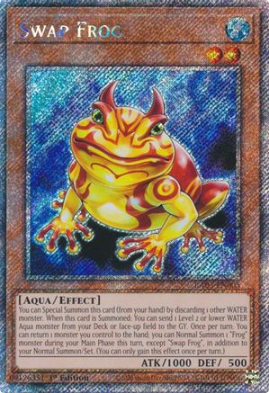 Swap Frog (Platinum Secret Rare) [RA03-EN005] Platinum Secret Rare - Trinity Hobby
