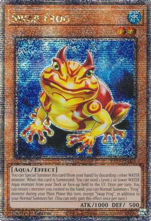 Swap Frog (Quarter Century Secret Rare) [RA03-EN005] Quarter Century Secret Rare - Trinity Hobby