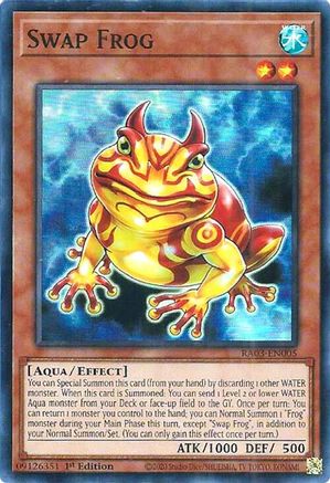 Swap Frog [RA03-EN005] Super Rare - Trinity Hobby