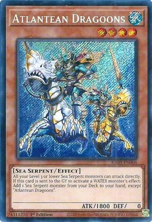 Atlantean Dragoons (Secret Rare) [RA03-EN006] Secret Rare - Trinity Hobby