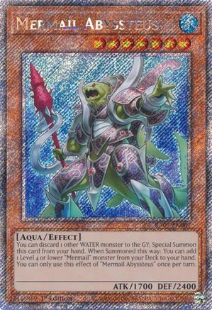 Mermail Abyssteus (Platinum Secret Rare) [RA03-EN007] Platinum Secret Rare - Trinity Hobby