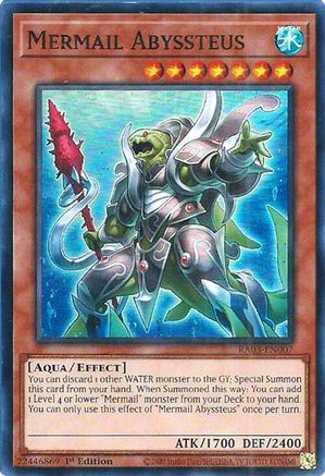 Mermail Abyssteus [RA03-EN007] Super Rare - Trinity Hobby