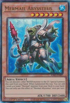 Mermail Abyssteus (UTR) [RA03-EN007] Prismatic Ultimate Rare - Trinity Hobby