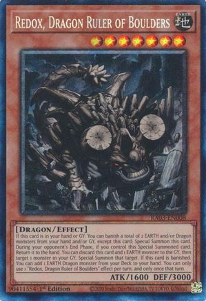 Redox, Dragon Ruler of Boulders (CR) [RA03-EN008] Prismatic Collector's Rare - Trinity Hobby