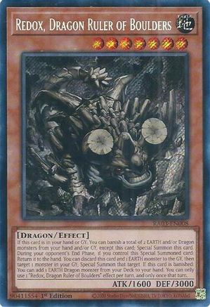 Redox, Dragon Ruler of Boulders (Secret Rare) [RA03-EN008] Secret Rare - Trinity Hobby