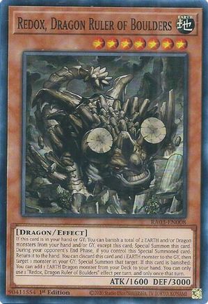 Redox, Dragon Ruler of Boulders [RA03-EN008] Super Rare - Trinity Hobby