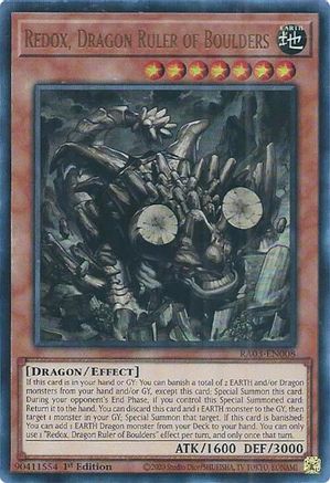 Redox, Dragon Ruler of Boulders (UR) [RA03-EN008] Ultra Rare - Trinity Hobby