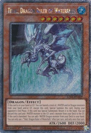 Tidal, Dragon Ruler of Waterfalls (Platinum Secret Rare) [RA03-EN009] Platinum Secret Rare - Trinity Hobby