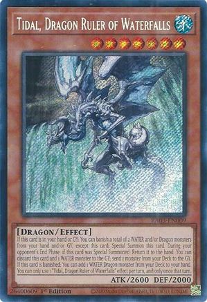 Tidal, Dragon Ruler of Waterfalls (Secret Rare) [RA03-EN009] Secret Rare - Trinity Hobby