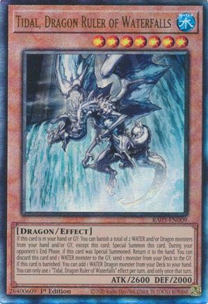 Tidal, Dragon Ruler of Waterfalls (UTR) [RA03-EN009] Prismatic Ultimate Rare - Trinity Hobby