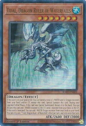 Tidal, Dragon Ruler of Waterfalls (UR) [RA03-EN009] Ultra Rare - Trinity Hobby