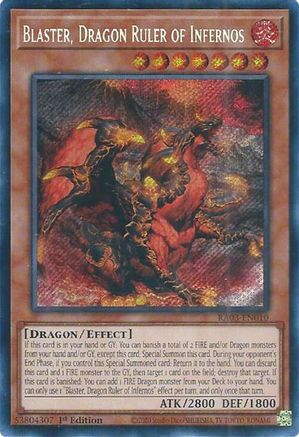 Blaster, Dragon Ruler of Infernos (Secret Rare) [RA03-EN010] Secret Rare - Trinity Hobby