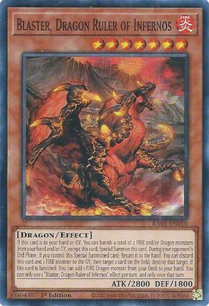 Blaster, Dragon Ruler of Infernos [RA03-EN010] Super Rare - Trinity Hobby