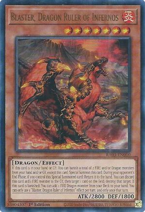 Blaster, Dragon Ruler of Infernos (UR) [RA03-EN010] Ultra Rare - Trinity Hobby