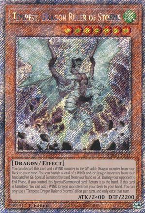 Tempest, Dragon Ruler of Storms (Platinum Secret Rare) [RA03-EN011] Platinum Secret Rare - Trinity Hobby