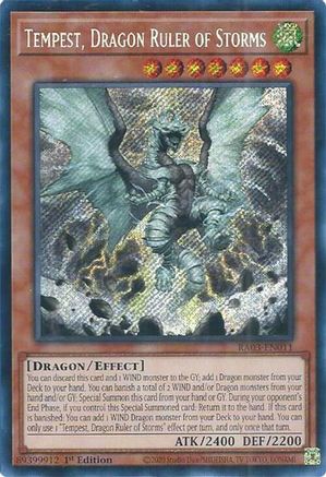 Tempest, Dragon Ruler of Storms (Secret Rare) [RA03-EN011] Secret Rare - Trinity Hobby