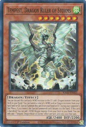 Tempest, Dragon Ruler of Storms [RA03-EN011] Super Rare - Trinity Hobby