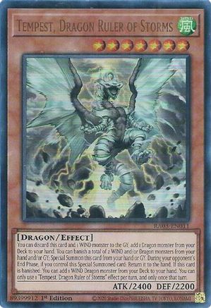 Tempest, Dragon Ruler of Storms (UR) [RA03-EN011] Ultra Rare - Trinity Hobby