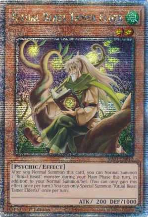 Ritual Beast Tamer Elder (Quarter Century Secret Rare) [RA03-EN012] Quarter Century Secret Rare - Trinity Hobby