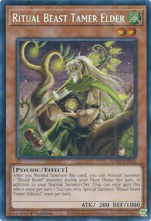 Ritual Beast Tamer Elder (Secret Rare) [RA03-EN012] Secret Rare - Trinity Hobby