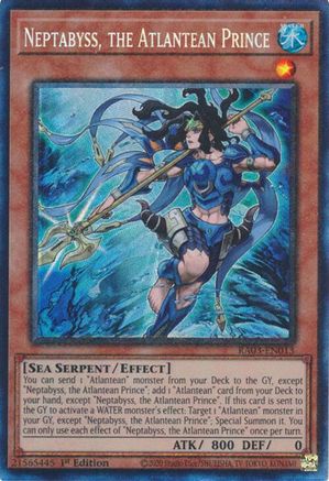 Neptabyss, the Atlantean Prince (CR) [RA03-EN013] Prismatic Collector's Rare - Trinity Hobby
