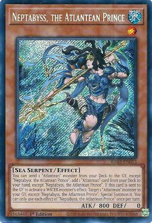 Neptabyss, the Atlantean Prince (Secret Rare) [RA03-EN013] Secret Rare - Trinity Hobby
