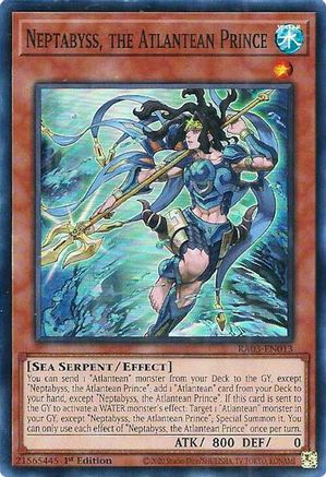 Neptabyss, the Atlantean Prince [RA03-EN013] Super Rare - Trinity Hobby