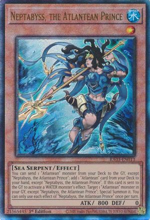 Neptabyss, the Atlantean Prince (UTR) [RA03-EN013] Prismatic Ultimate Rare - Trinity Hobby
