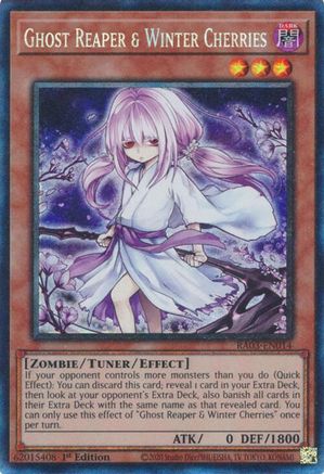 Ghost Reaper & Winter Cherries (Alternate Art) (PCR) [RA03-EN014] Prismatic Collector's Rare - Trinity Hobby