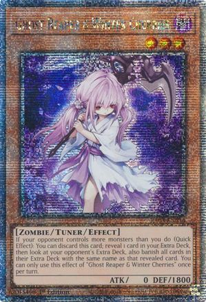 Ghost Reaper & Winter Cherries (Quarter Century Secret Rare) [RA03-EN014] Quarter Century Secret Rare - Trinity Hobby