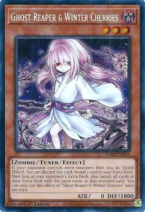 Ghost Reaper & Winter Cherries (Alternate Art) (Secret Rare) [RA03-EN014] Secret Rare - Trinity Hobby