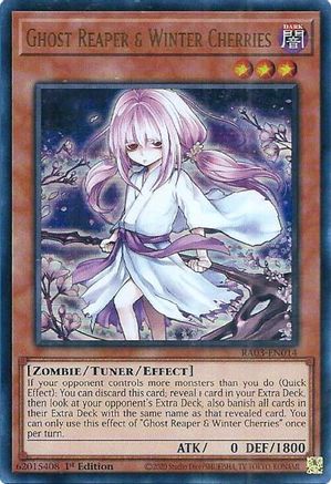 Ghost Reaper & Winter Cherries (Alternate Art) (UR) [RA03-EN014] Ultra Rare - Trinity Hobby