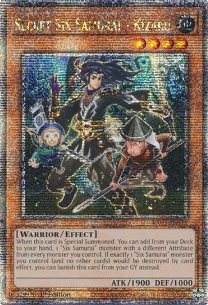 Secret Six Samurai - Kizaru (Quarter Century Secret Rare) [RA03-EN017] Quarter Century Secret Rare - Trinity Hobby