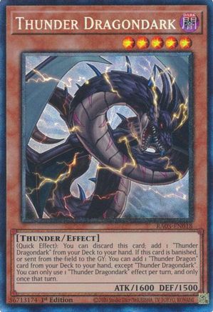 Thunder Dragondark (CR) [RA03-EN018] Prismatic Collector's Rare - Trinity Hobby